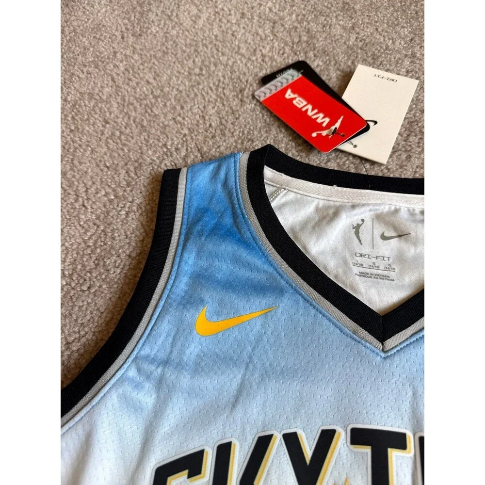 Angel Reese Chicago Sky NWT Nike Youth WNBA Jersey Size Large